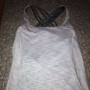 Lululemon “Wild tank” gray
